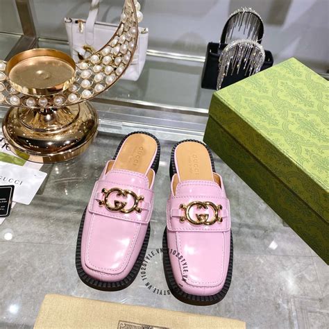 giày gucci hoa hồng|gucci shoes chính hãng.